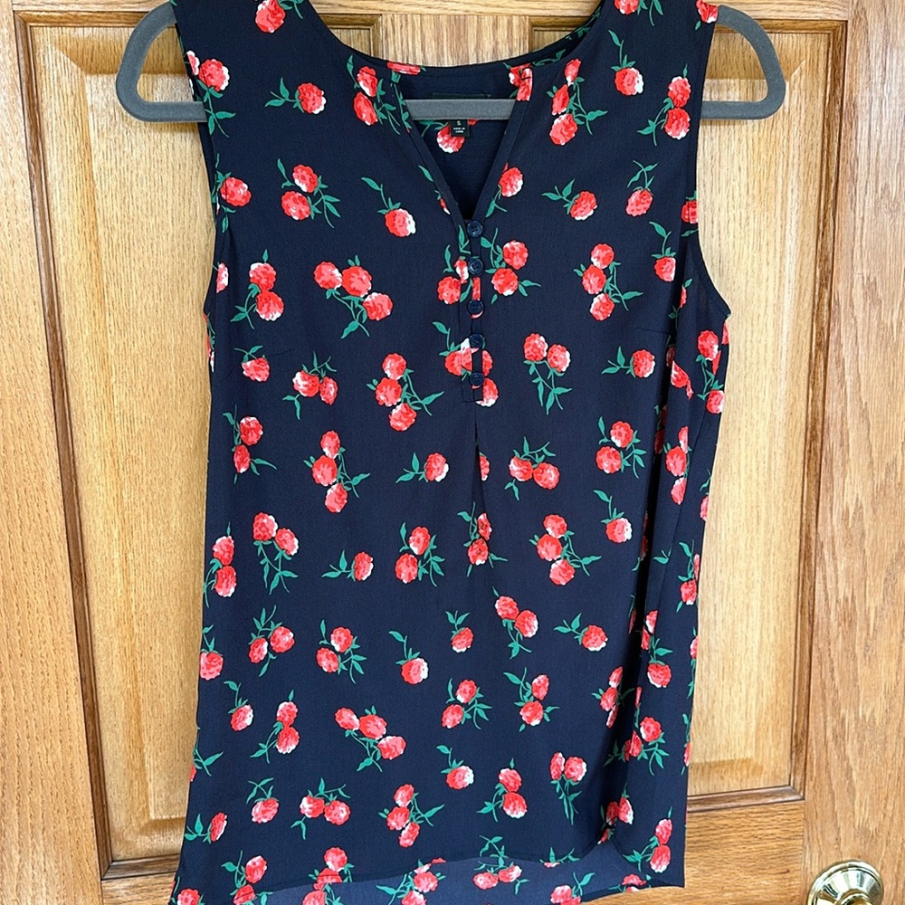 Talbots Raspberry Dressy Shell